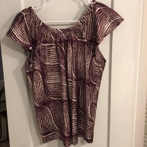 Banana Republic cap sleeve blouse